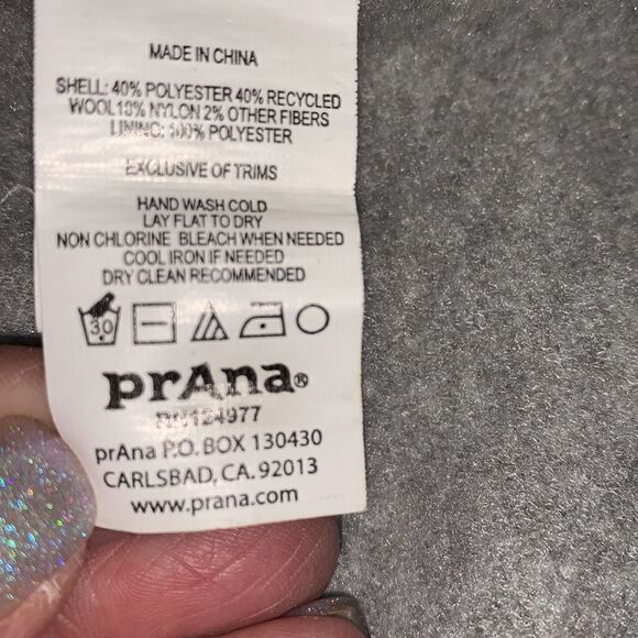 prAna Lucia Recycled Wool Blend Pullover Funnel Neck Sweater Size XS - Picture 9 of 13